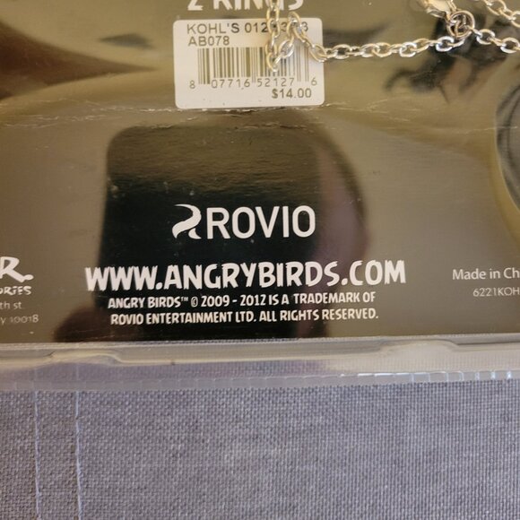 NIP Angry Birds Accessory Set Necklace Bracelets Rings Girls Jewelry Gift Set - Picture 3 of 3